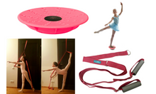 Load image into Gallery viewer, Pre Loved Artan Balance Leg Stretching Strap and Ballet Balance Board, 2 Pc Set