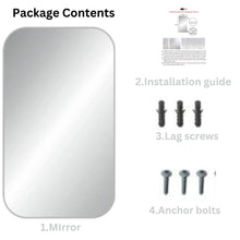 Load image into Gallery viewer, Pull and Stair Unbreakable Kids Wall Mirror - Heavy Duty Plexiglass Acrylic, Rounded Corners