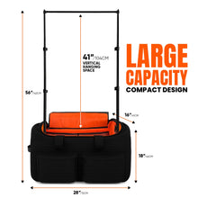Load image into Gallery viewer, Artan Balance 28″ Rolling Dance Trolley Bag With Garment Rack &amp; Multiple Storage Pockets – Available in Royal Black &amp; Sparkling