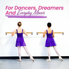 Load image into Gallery viewer, Pre-Loved Wall-Mounted Ballet Barre 2ft – Dance Bar for Home or Studio – Ballet Bar Wall Mount for Stretching, Yoga, Pilates and Flexibility Training – Ideal for Adults and Kids