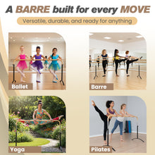 Load image into Gallery viewer, New!!! Curved Ballet Barre SWAN LAKE Series Portable for Home or Studio