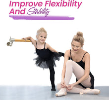 Load image into Gallery viewer, Pre-Loved Wall-Mounted Ballet Barre 2ft – Dance Bar for Home or Studio – Ballet Bar Wall Mount for Stretching, Yoga, Pilates and Flexibility Training – Ideal for Adults and Kids