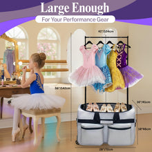 Load image into Gallery viewer, Professional Dance Competition Bag with Built-In Garment Rack &amp; Foldable Mirror – , 28″ Size — Ideal for Kids, Teens and Performers