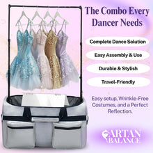 Load image into Gallery viewer, Professional Dance Competition Bag with Built-In Garment Rack &amp; Foldable Mirror – , 28″ Size — Ideal for Kids, Teens and Performers