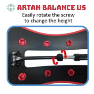 NEW!!! Artan Balance Height Adjustable Lumbar Support Back Stretcher