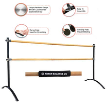 Load image into Gallery viewer, Pre-Loved Artan Balance Double Bar Barre - Curved Legs - SLEEPING BEAUTY series