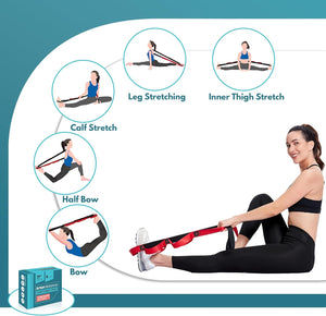 Leg Stretching Strap with 8 Loops - Non-Elastic 71''
