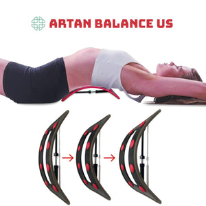 NEW!!! Artan Balance Height Adjustable Lumbar Support Back Stretcher