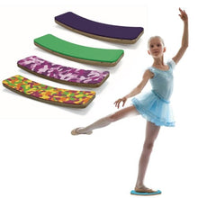 Load image into Gallery viewer, Wooden Turning Board for Dancers - Ballet, Ice Figure Skating, Gymnastics, Cheerleaders, Professional Training Turn Disc for Spin, Balance, Stability, Posture and Pirouette Technique
