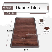 Load image into Gallery viewer, Pre-Loved Artan Balance Portable Dance Floor Tiles for Ballet, Tap, Jazz, and Irish Dancing etc