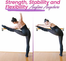 Load image into Gallery viewer, Pre-Loved Wall-Mounted Ballet Barre 2ft – Dance Bar for Home or Studio – Ballet Bar Wall Mount for Stretching, Yoga, Pilates and Flexibility Training – Ideal for Adults and Kids