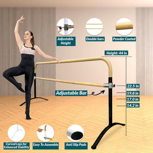 New!!! Curved Ballet Barre SWAN LAKE Series Portable for Home or Studio