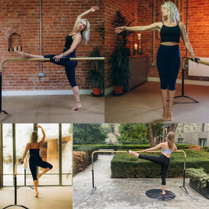 New!!! Curved Ballet Barre SWAN LAKE Series Portable for Home or Studio
