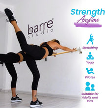 Load image into Gallery viewer, Pre-Loved Wall-Mounted Ballet Barre 2ft – Dance Bar for Home or Studio – Ballet Bar Wall Mount for Stretching, Yoga, Pilates and Flexibility Training – Ideal for Adults and Kids