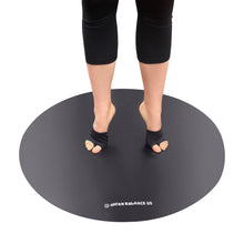 Load image into Gallery viewer, Pre-Loved Artan Balance Round Reversible Marley Dance Floor Mat for Home or Studio