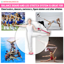 Load image into Gallery viewer, Artan Balance Leg Stretching Strap and Ballet Balance Board, 2 Pc. Set