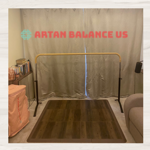 NEW!!! Ballet Barre SWAN LAKE Portable for Home or Studio, 6 ft Extendable to 12 ft Bar with Curved Shape