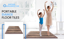 Load image into Gallery viewer, Artan Balance Portable Dance Floor Tiles for Ballet, Tap, Jazz, and Irish Dancing etc.