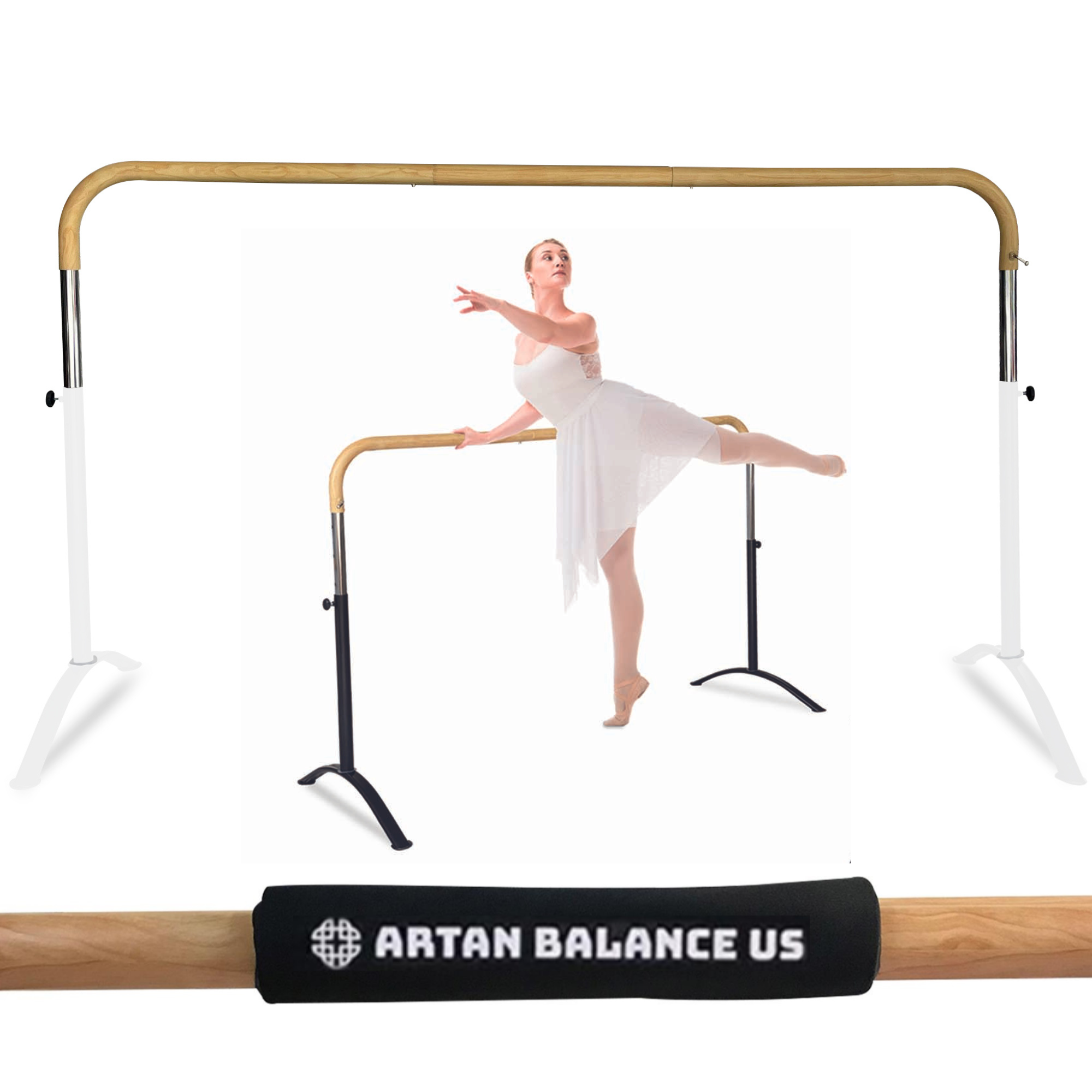 NEW!!! Ballet Barre SWAN LAKE Portable for Home or Studio, 6 ft Extend –  ArtAn Ballet