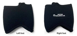 Artan Balance Ballet Barre Half Sole Dancing Shoes, Pair (Black)