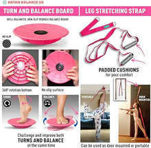 Load image into Gallery viewer, Pre-Loved Artan Balance Door-Mounted Flexibility Strap and Turning Disc SET