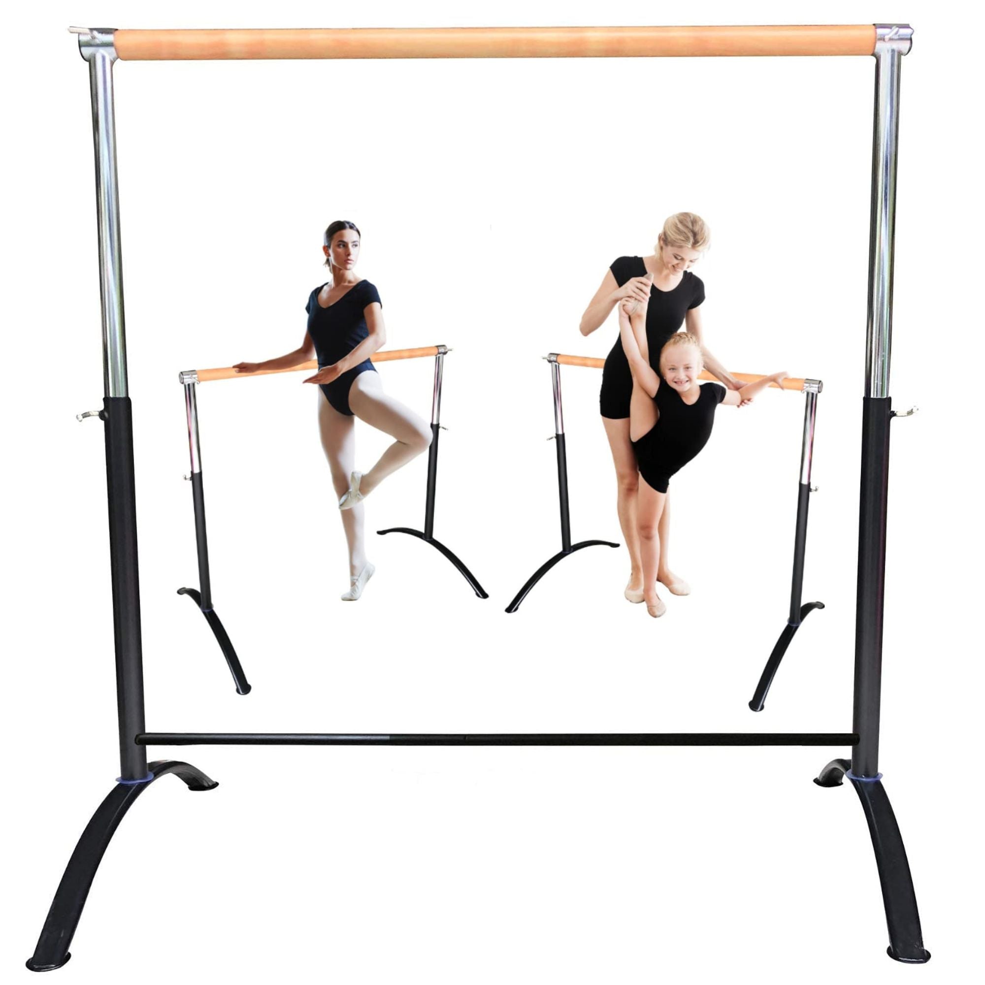 Portable Bar Artan Balance Extension 6Ft Single Bar Curved Ballet