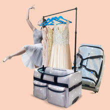 Load image into Gallery viewer, Professional Dance Competition Bag with Built-In Garment Rack, 28″ Size — Ideal for Kids, Teens and Performers