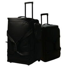 Load image into Gallery viewer, Artan Balance Duffle Dance Bag with Portable Costume Garment Rack 28&quot; Available in Royal Black &amp; Sparkling