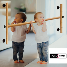 Load image into Gallery viewer, PULL AND STAIR Pull Up Bar Baby Coordination Mirror Set