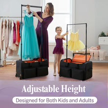 Load image into Gallery viewer, Professional Dance Competition Bag with Built-In Garment Rack, 28″ Size — Ideal for Kids, Teens and Performers