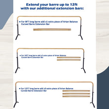Load image into Gallery viewer, Barre Extension for 6Ft Bar Curved Ballet Barre