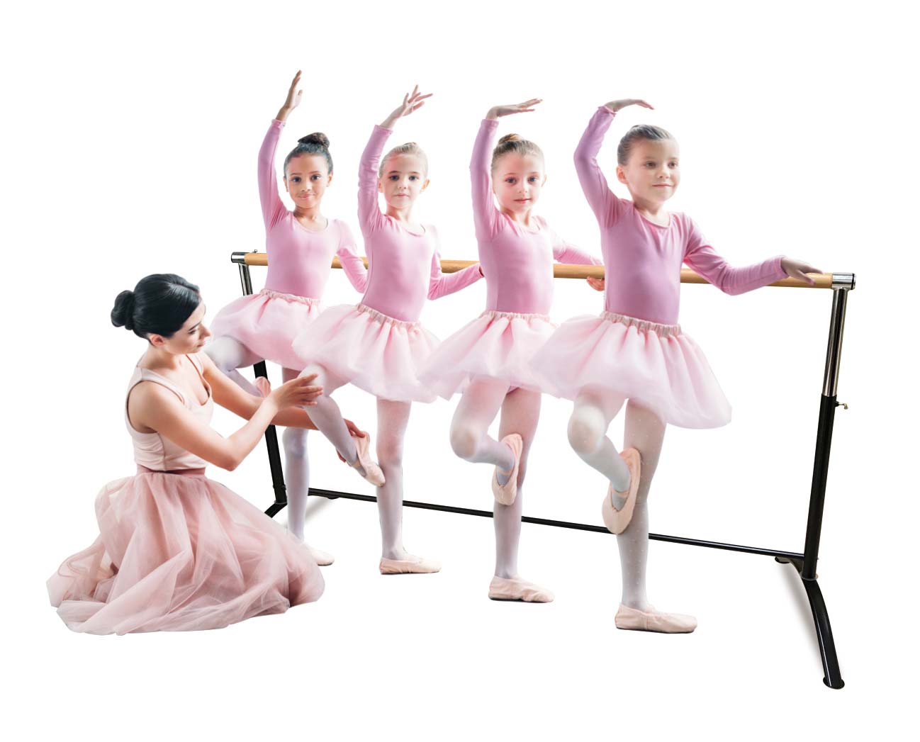 Single Bar Barre 5 or 6 Ft Long - Curved Legs - SLEEPING BEAUTY series – ArtAn  Ballet