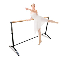 Load image into Gallery viewer, Single Bar Barre 5 or 6 Ft Long  - Curved Legs - SLEEPING BEAUTY series