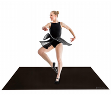 Load image into Gallery viewer, SET Single Bar Barre - Curved Legs - PINEWOOD Bar and Marley Dance Floor for Home or Studio