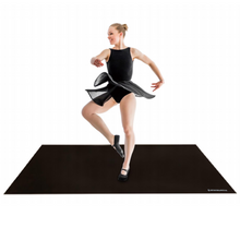 Load image into Gallery viewer, SET Double Bar Barre - Curved Legs - PINEWOOD Bar and Marley Dance Floor for Home or Studio