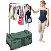 Load image into Gallery viewer, Artan Balance Duffle Dance Bag with Portable Costume Garment Rack