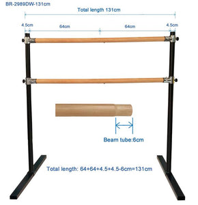 Double Bar Barre - Square Legs - NUTCRACKER series