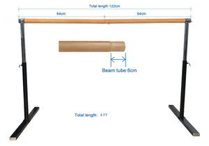 Single Bar Barre - Square Legs - NUTCRACKER series