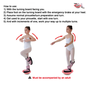 Artan Balance Leg Stretching Strap and Ballet Balance Board, 2 Pc. Set