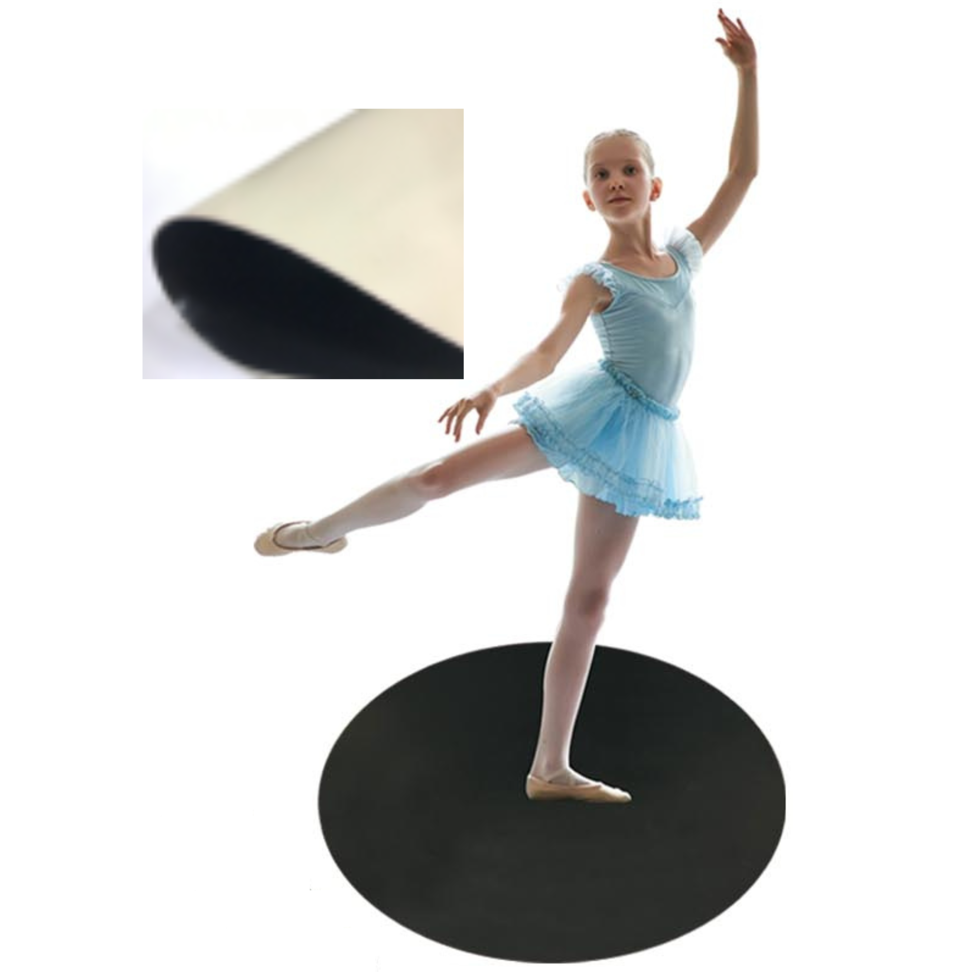 Artan Balance Round Reversible Marley Dance Floor for Home or Studio – ArtAn  Ballet