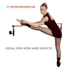 Load image into Gallery viewer, SET Wall Mount Single Bar Barre GISELLE and Marley Dance Floor for Home or Studio