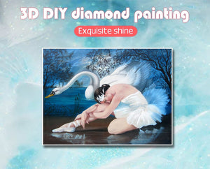 Diamond Embroidery Dancing Ballerina DIY Mosaic