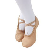 Load image into Gallery viewer, Professional Girls Cotton Canvas Soft  Ballet Shoes