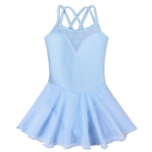Cotton Leotard with Chiffon Skirt