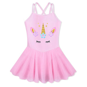 Cotton Leotard with Chiffon Skirt
