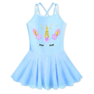 Cotton Leotard with Chiffon Skirt