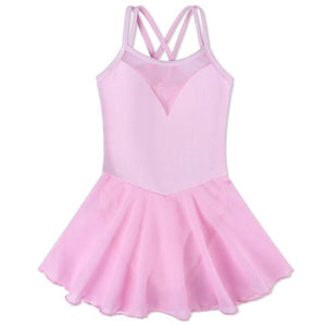 Cotton Leotard with Chiffon Skirt