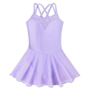 Cotton Leotard with Chiffon Skirt