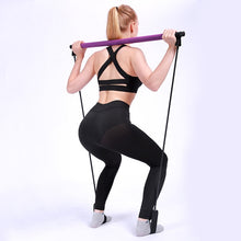 Load image into Gallery viewer, Portable Bar Kit - Resistance Band with Foot Loop for Stretching