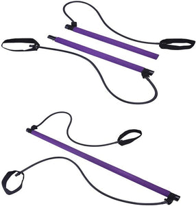 Portable Bar Kit - Resistance Band with Foot Loop for Stretching